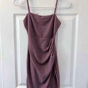 Windsor Mauve Draped Mini Dress